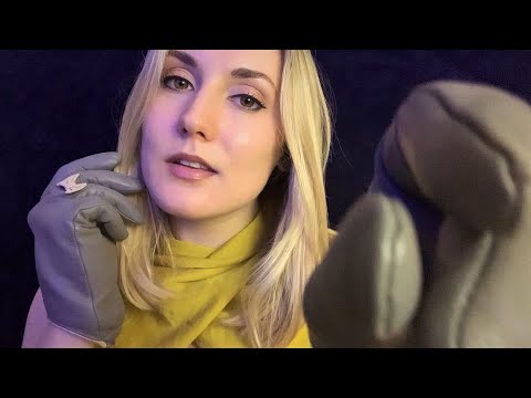 Negative Energy Removal (Plucking & Pulling) w/ leather gloves // ASMR