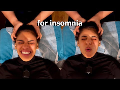 ASMR: Relaxing CHINESE HEAD and SHOULDER MASSAGE for INSOMNIA!
