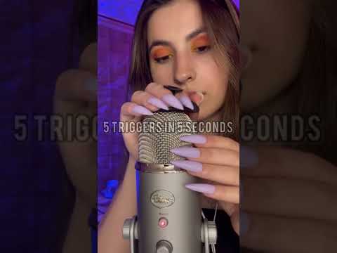 Asmr 5 triggers in 5 seconds