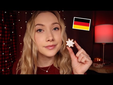 ASMR Eating German Christmas Treats 🇩🇪 Crinkly Sounds & Whispering