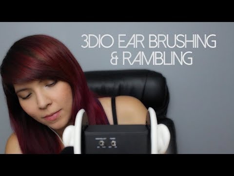 ASMR 3dio Brushing and Whispering