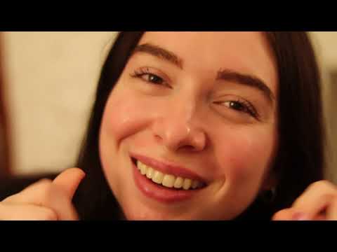 ASMR | Positive Affirmations (finger flutters, whispering, and a small prayer)