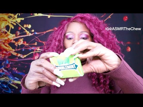 ASMR Makeup Chewing Gum | Tap/Packages