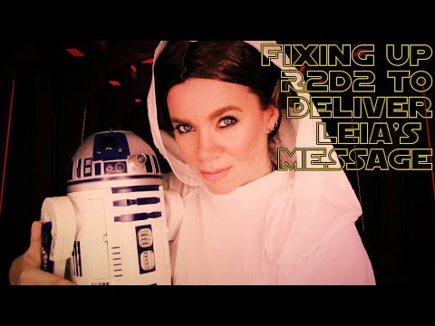 ASMR Star Wars - Fixing Up R2D2 to Deliver Leia's Message to Obi Wan