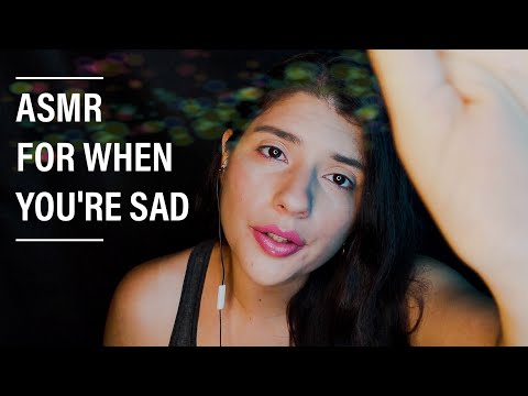 ASMR PERSONAL ATTENTION FOR WHEN YOU'RE SAD | WIPING YOUR TEARS AWAY | HELP WITH STRESS & ANXIETY