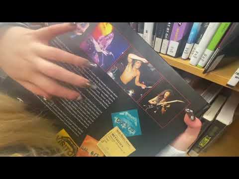 ASMR IN LIBRARY (tapping) 🍀