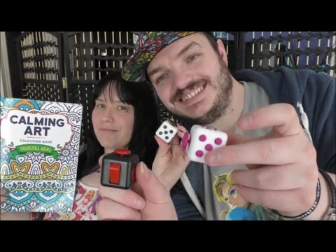 Monthly Contest for my Subscribers! Win Fidget Cubes / Calming Colouring Books (non asmr video )