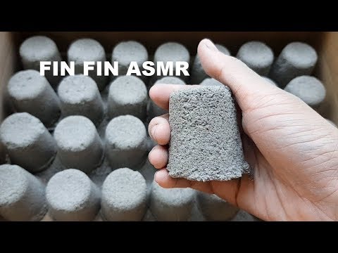 ASMR : Sand+Cement Cups Crumble in Box #189