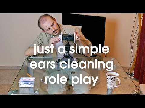 ASMR 3Dio Binaural Ears Brushing Touching Massaging Cleaning Role Play