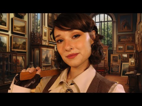 ASMR Museum Curator Educates Art Students | Studying YOU | Personal Attention | You are ART 🖼️✨