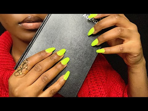ASMR| UPCLOSE Tapping with Long Neon Nails | Nomie Loves ASMR