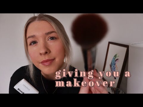ASMR traveling makeup artist does your makeup