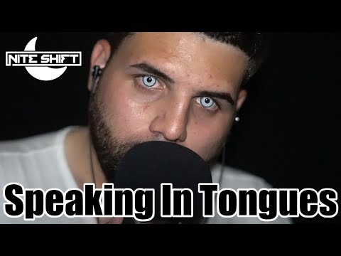 ASMR Speaking In Tongues/Gibberish/Inaudible/Unintelligible Whispers/Mouth Sounds