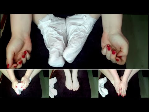 ASMR Crinkles| Feet Massage (No Talking)