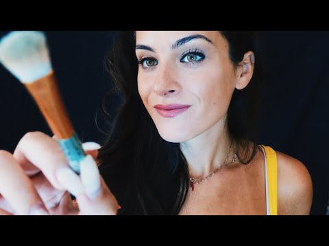 Rolepay Doing your make up ASMR Semi Inaudible - Roleplay ASMR Ti trucco -