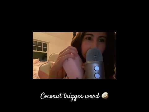 Check out my most recent upload for more trigger words! #asmr #tingles #triggerwords #whispering
