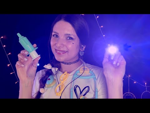 ASMR Nurse Tries to Fix Your Wounds (on her 1st DAY) Personal Attention, Medical RP, German/Deutsch