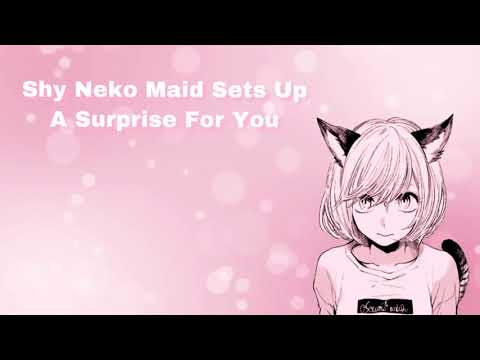 Shy Neko Maid Sets Up A Surprise For You (Shy Neko Maid Series Pt 3) (F4M)