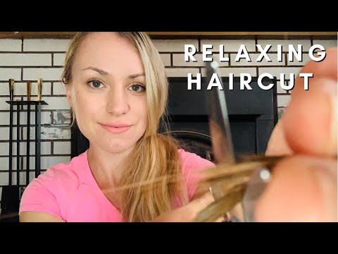 ASMR HAIRCUT ROLEPLAY SOFT SPOKEN | Sweet Stylist Cuts Your Hair | Personal Attention Haircut ASMR