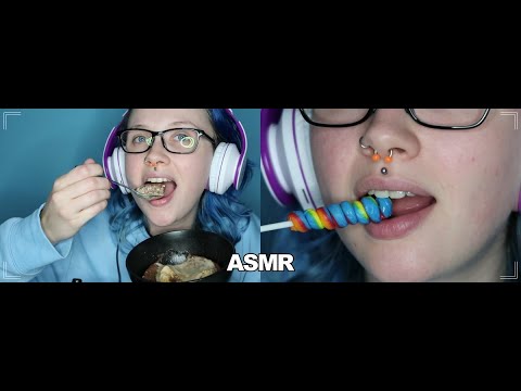 ASMR Mini Twisty Lollipop & Chocolate Cake With Ice Cream [Mouth & Eating Sounds] 🎂