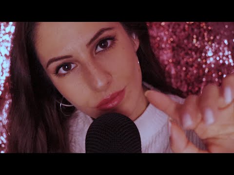 ASMR Trigger Words In English | Personal Attention {Camera Tapping, Hand movement} | Close Whisper