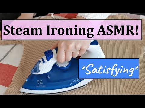 *ASMR* Ironing Clothes!🤗 19 MIN Very Satisfying! *Requested* (Whisper & Relaxed Cleaning)😊