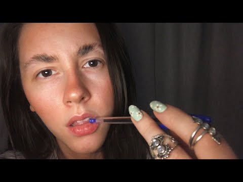 ASMR- Fast upclose whispers, mouth sounds and rings💍👄 (Custom for Eric!🧡)