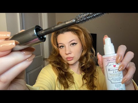 ASMR GETTING YOU READY SUPERRR FAST‼️⚡️( makeup & hair )