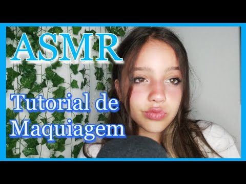 ASMR TUTORIAL DE MAQUIAGEM - EXTREMO SONO  Binaural - Português -