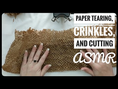 Paper Tearing, Crinkles, and Cutting ASMR