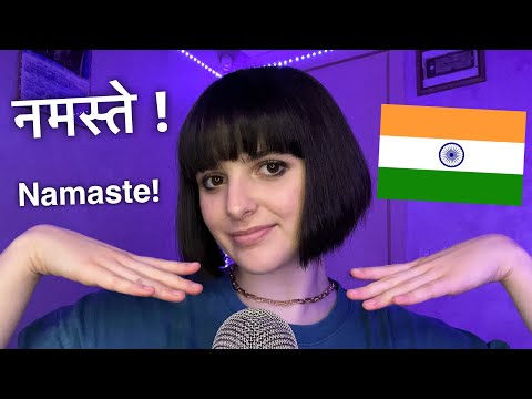 ASMR Teaching You Basic Hindi 🇮🇳 ( मैं आपको बुनियादी हिंदी सिखाता हूं )