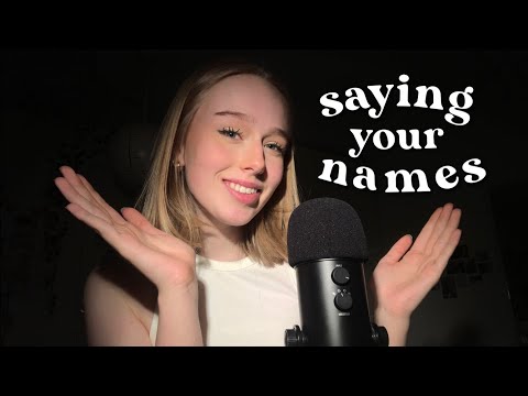 ASMR saying my subscribers names | 30k special !!! 🌈