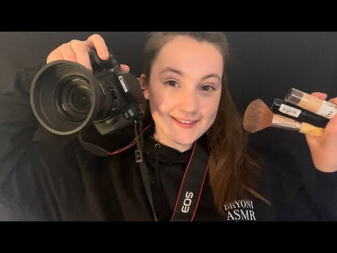 ASMR | Photoshoot Roleplay (Doing Your Hair & Make-Up)