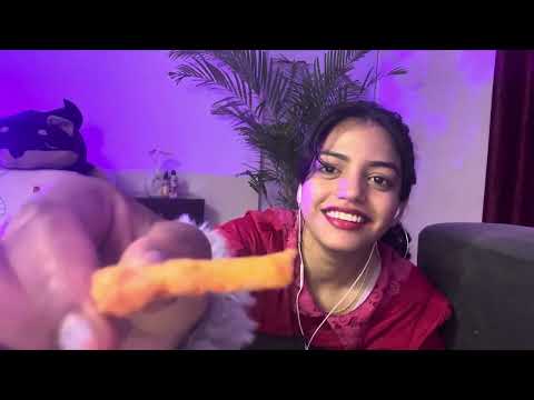 INDIAN ASMR- SPIT PAINTING YOU with Objects / Mouth sounds /