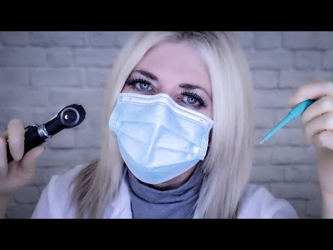 ASMR Ear Exam and Punch Biopsy - Intense Tingles! (Otoscope, Vinyl and Latex Gloves, Anaesthesia)