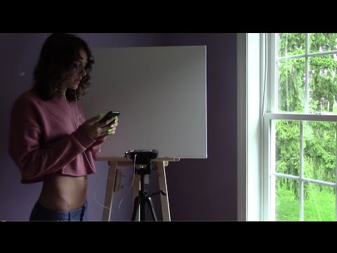 Painting a love scene | Soft Spoken ASMR Part 1 | Under Painting