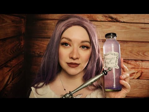 ASMR Chaotic Witch plucks away your negative energy  (fast paced, personal attention)