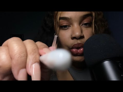 ASMR | Spit Painting 🎨 (mouth sounds) | brieasmr