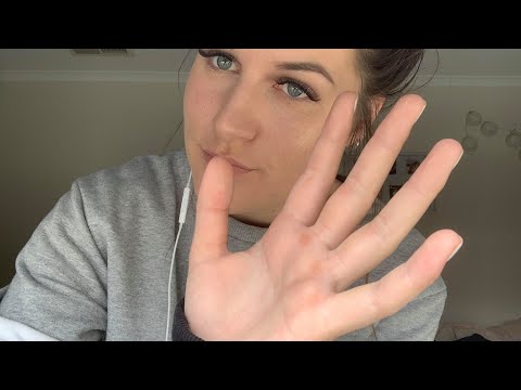ASMR Song - White Christmas (soft whispers and hand movements)