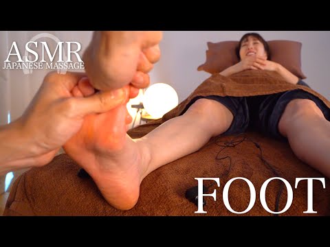 ASMR  Foot massage with a sleepy chatting｜Reflexology【PART2】｜雑談足ツボマッサージ｜リフレクソロジー｜#KokoMassage