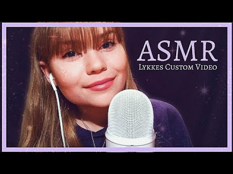 ASMR | Lykkes Custom Video (Swedish Whispering, Mouth Sounds)
