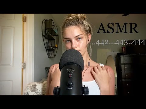 ~Counting to 444~(hand movements, tapping triggers) | ASMR