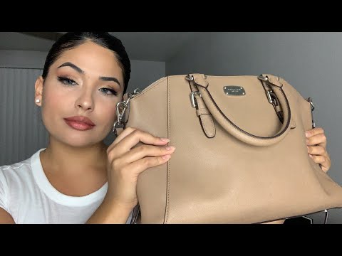 ASMR | What’s In My Bag ? (tapping, scratching, whispers & many tingless)
