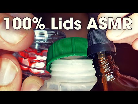 Tightening and unscrewing lids ASMR