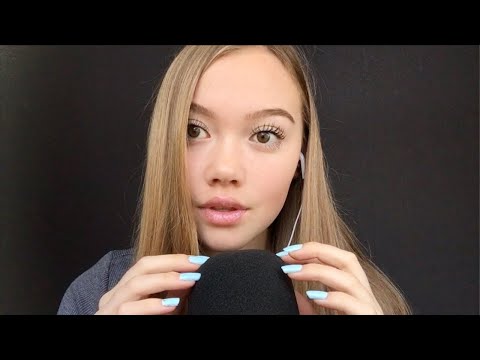 ASMR| MOUTH SOUNDS WITH MIC SCRATCHING