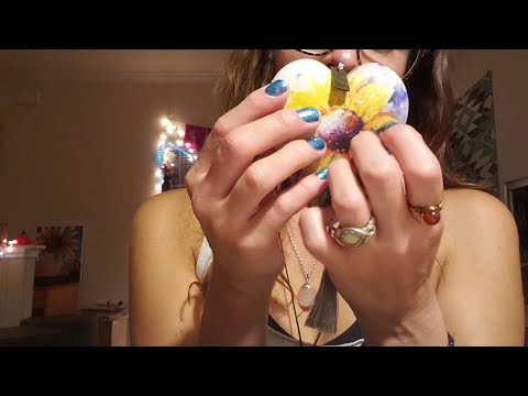 ASMR - tapping on birthday gifts!🎉LOFI, soft whispers