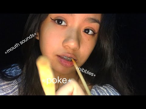 ASMR ~ Lightly Poking You With Chopsticks (Poke Poke, Nibbles,Personal Attention)