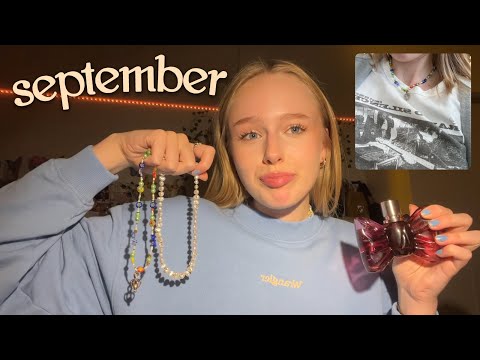 ASMR september favorites 🪐 | show and tell, tapping
