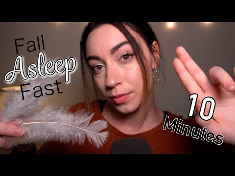 ASMR | Fall Asleep in 10 Minutes! (Hand Movements, Whispering, Dry Mouth Sounds)