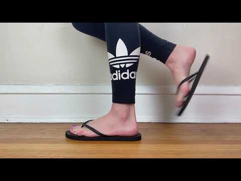 Feet in Flip Flops - ASMR